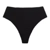 Montce Women's Black Crochet Paula Bikini Bottom In Black