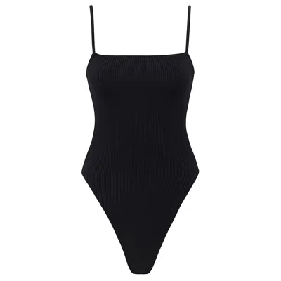 Montce Women's Black Rib Jacelyn One-piece