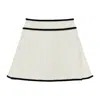 Montce X Olivia Culpo Aurora Skirt In Black/white