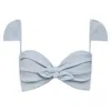 Montce Women's Blue Light Denim Cabana Bikini Top In Blue