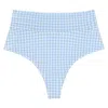 Montce Ac High Rise Bikini Bottom In Blue