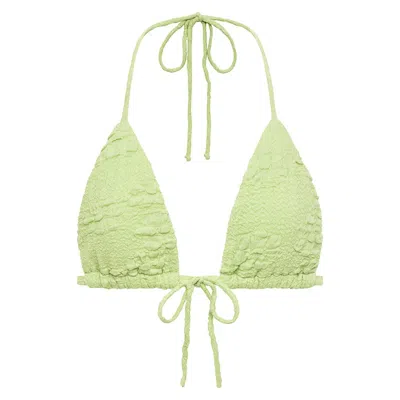Montce Swim Women's Green Avo Floral Emma Bikini Top