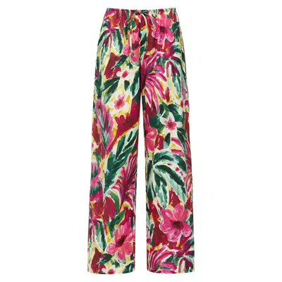 Montce Swim Women's Isla Floral Drawstring Pant In Multi