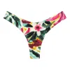 MONTCE SWIM WOMEN'S ISLA FLORAL LULU ZIG-ZAG STITCH BIKINI BOTTOM