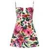 Montce Women's Isla Floral Petal Short Slip Dress