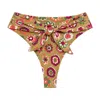 Montce Swim Women's Mazzy Floral Paula Tie-up Bikini Bottom