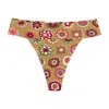 Montce Swim Women's Mazzy Floral Tamarindo Binded Bikini Bottom