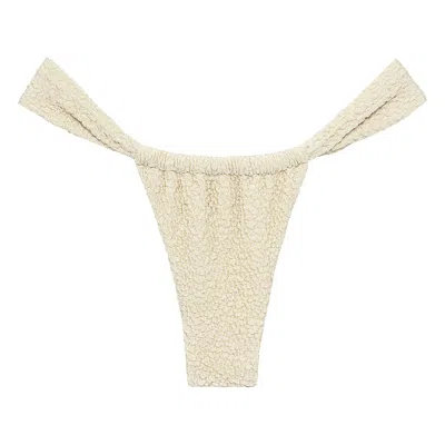 Montce Swim Women's Neutrals Oat Texture Sandra Bikini Bottom In Brown