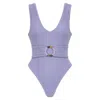 Montce Swim Women's Pink / Purple Lavender Crochet Kim One-piece In Pink/purple