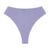 Montce Women's Pink / Purple Lavender Crochet Paula Bikini Bottom In Pink/purple