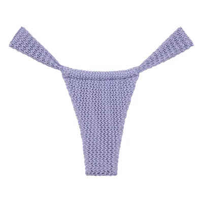 Montce Swim Women's Pink / Purple Lavender Crochet Sandra Bikini Bottom In Brown