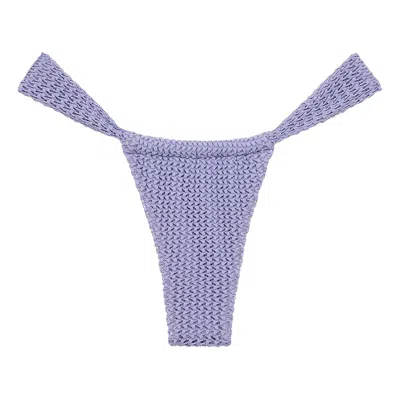 Montce Swim Women's Pink / Purple Lavender Crochet Sandra Bikini Bottom In Pink/purple