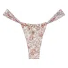 Montce Venecia Floral Sandra Bikini Bottom In Pink