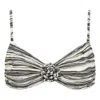 Montce Women's Slub Knit Devin Rosa Bikini Top In Brown