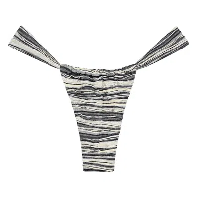 Montce Swim Women's Slub Knit Sandra Bikini Bottom In Brown