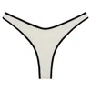 Montce Swim X Olivia Culpo Binded Lulu Bikini Bottom In White