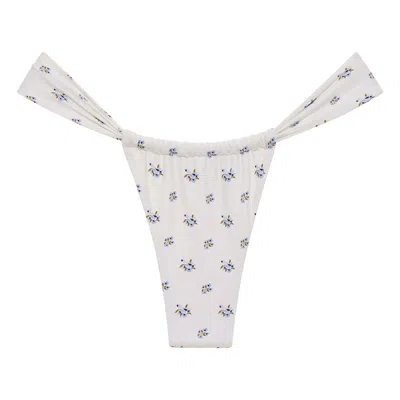 Montce Swim Women's White Heidi Floral Sandra Bikini Bottom