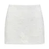 Montce Women's White Margarita Floral Lace Micro Skirt In White