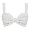 Montce Women's White Seychelles Hayden Bikini Top In White