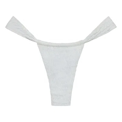 Montce Swim Women's White Seychelles Sandra Bikini Bottom