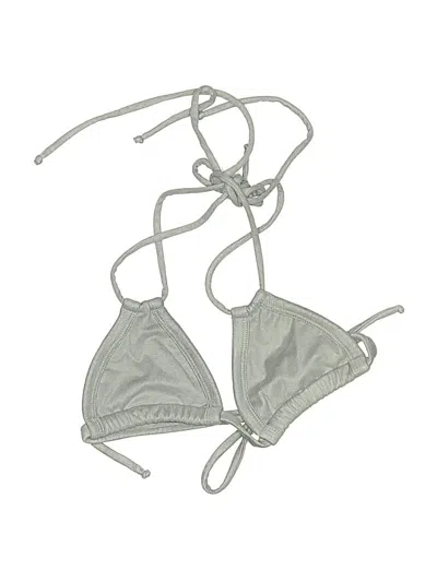 Pre-owned Montce Swimsuit Top Gray Swimwear
