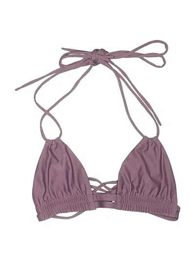 Pre-owned Montce Swimsuit Top Purple Swimwear