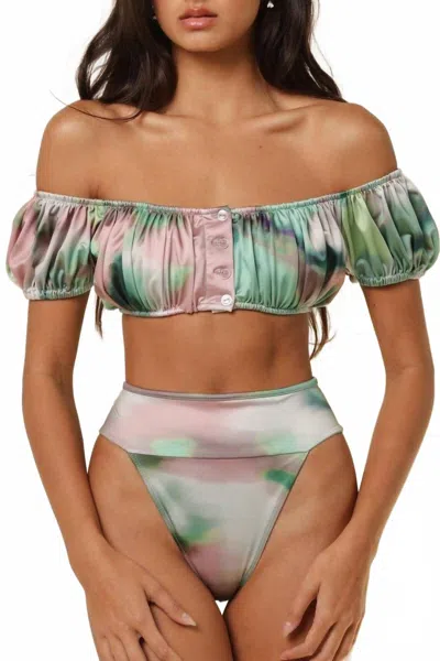 Montce Tamarindo Bikini Bottom In Silk Dye In Multi