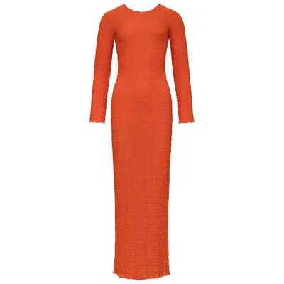 Montce Tangerine Solidad Dress In Orange