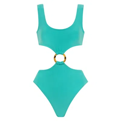 Montce Teal Ky One-piece In Blue