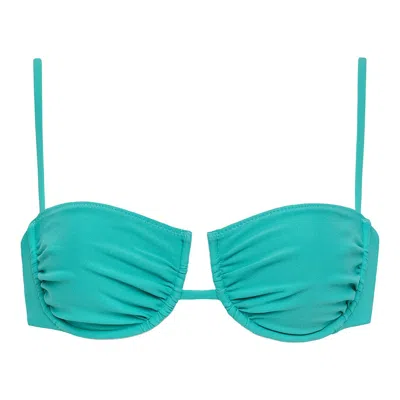 Montce Teal Simonette Bikini Top