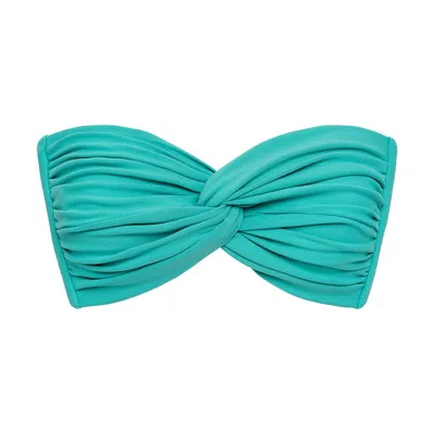 Montce Teal Turban Bikini Top