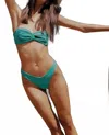 Montce Turban Bikini Top In Teal In Green