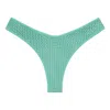 Montce Turquoise Crochet Lulu Bikini Bottom In Green