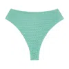 Montce Turquoise Crochet Paula Bikini Bottom In Green