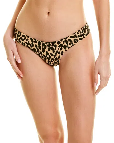 Montce Uno Bikini Bottom In Animal Print