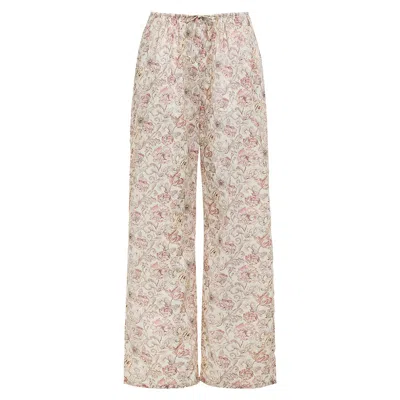 Montce Venecia Floral Drawstring Pant In Multi