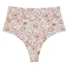 Montce Venecia Floral Added Coverage High Rise Bikini Bottom In Multi