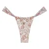 Montce Venecia Floral Sandra Bikini Bottom In Pink