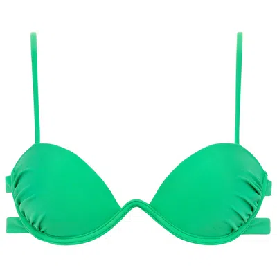 Montce Verde Elany Bikini Top In Green
