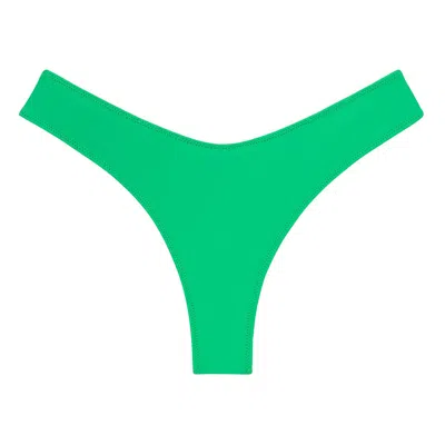 Montce Verde Lulu (zig-zag Stitch) Bikini Bottom In Green