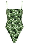 Montce Veronica Jacelyn One-piece Swimsuit In Green
