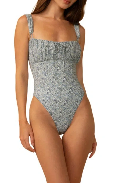 Montce Victoria One-piece Swimsuit In Gray