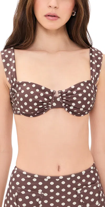 Montce Vivian Bella Bikini Top Vivian In Brown