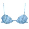 Montce Wave Repeat Elany Bikini Top In Multi