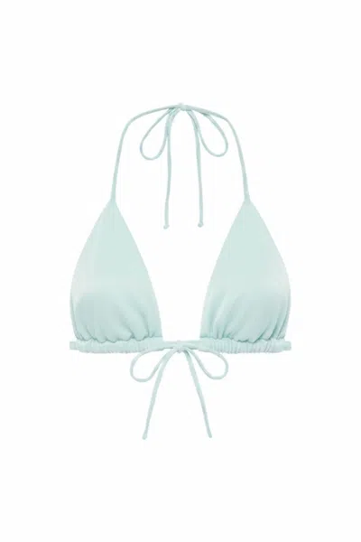 Montce Women's Blue Seafoam Silkie Emma Bikini Top