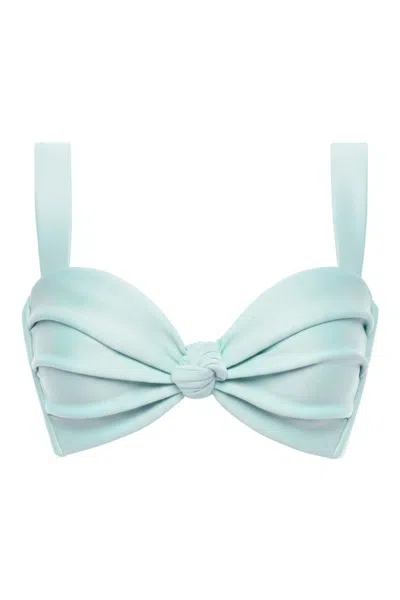 Montce Women's Blue Seafoam Silkie Hayden Bikini Top