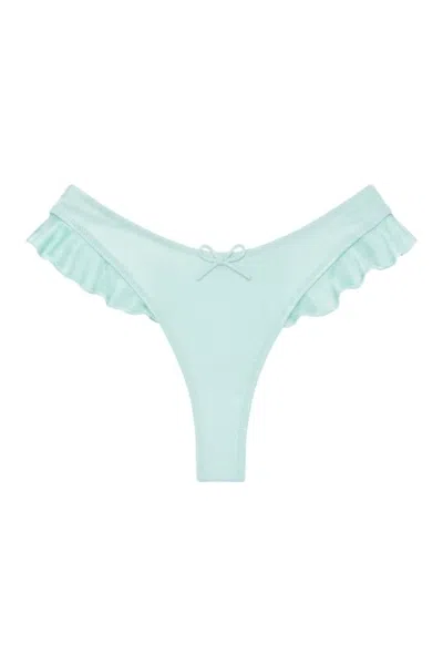 Montce Women's Blue Seafoam Silkie Kelly Bikini Bottom