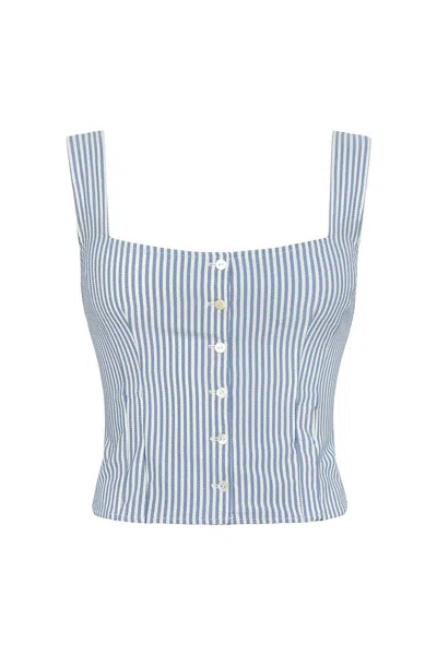 Montce Mandy Top Classic Blue Stripe