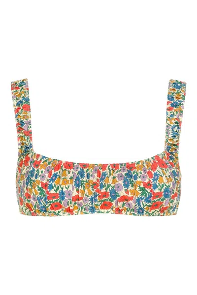 Montce Women's Florencia Floral Zoe Bikini Top In Multi