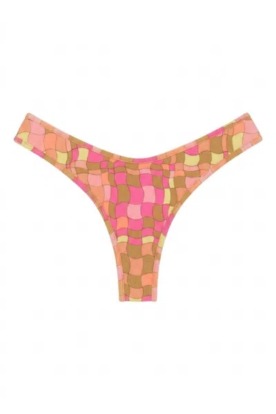Montce Women's Ibiza Geo Lulu Bikini Bottom In Brown